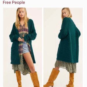 Free People One In A Lifetime Cardigan Green